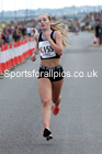 Womens under-17s 2021 Northern 6 and 4 Stage and Young Athletes Road Relays, Redcar. Photo: David T. Hewitson/Sports for All Pics